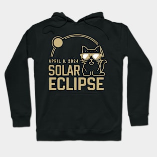 Solar Eclipse -  Cute Cat Hoodie